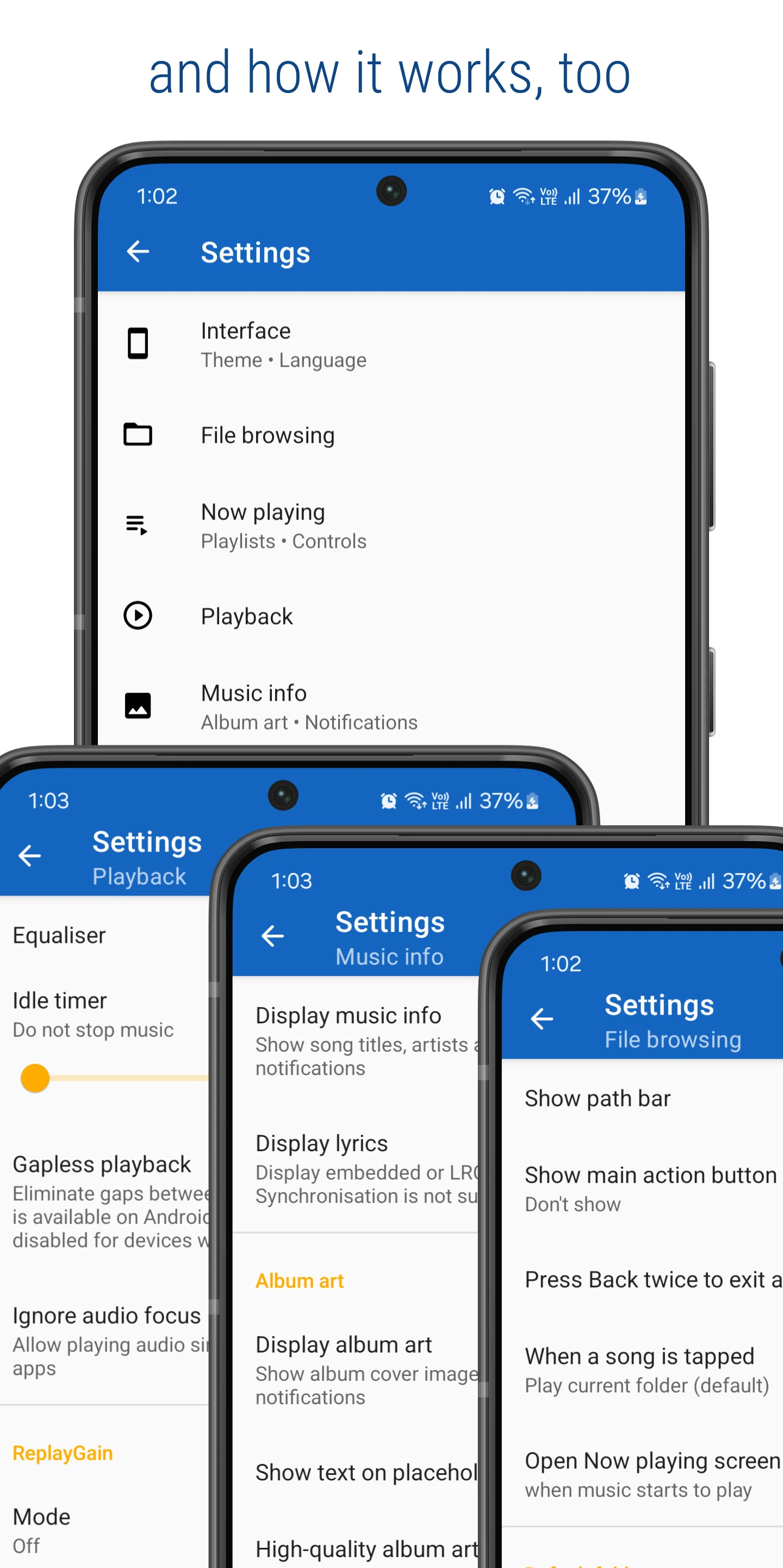 Foldplay: Folder Music Player screenshot