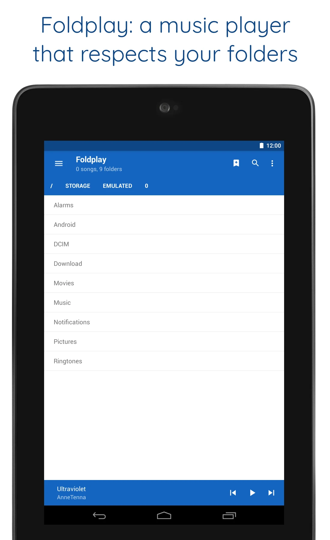 Foldplay: Folder Music Player screenshot